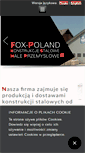 Mobile Screenshot of fox-poland.pl